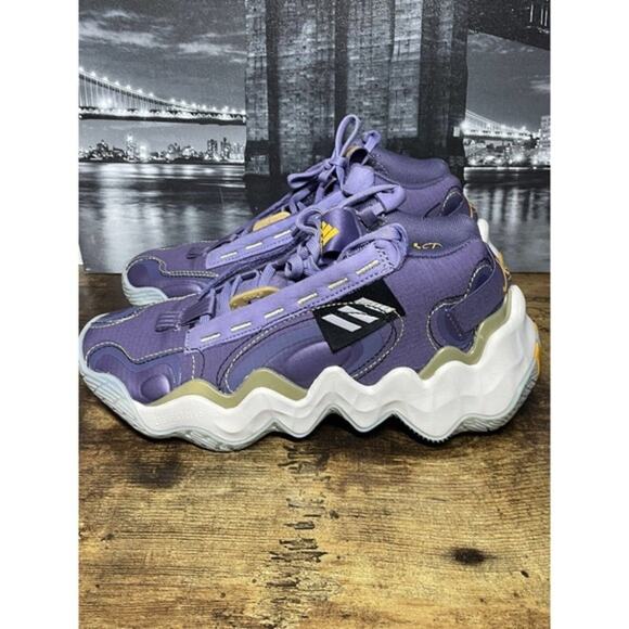 Adidas Exhibit B Mid Candice Parker Shoe Lavender Women's Size 5.5‎ - Picture 2 of 9